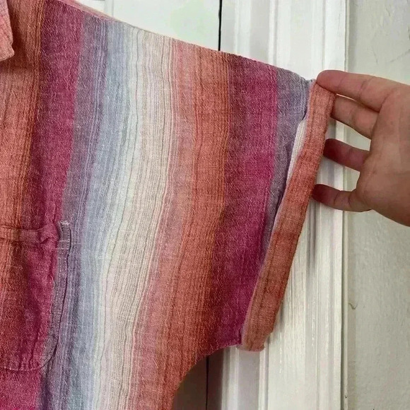 Lucky Brand  Relaxed Susie Slub Workwear Shirt - Picture 4 of 12